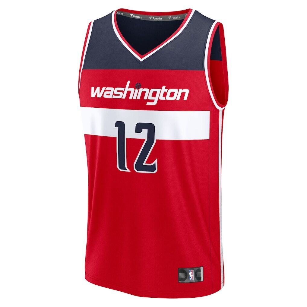 Tre Johnson III Washington Wizards Fashion7 Youth 2025 NBA Draft First Round Pick Fast Break Replica Jersey - Icon Edition