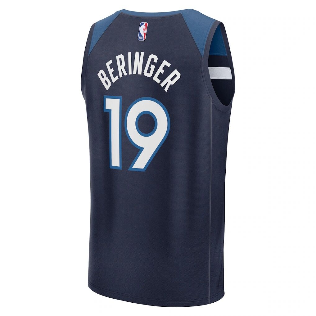 Joan Beringer Minnesota Timberwolves Fashion7 Youth 2025 NBA Draft First Round Pick Fast Break Replica Jersey - Icon Edition