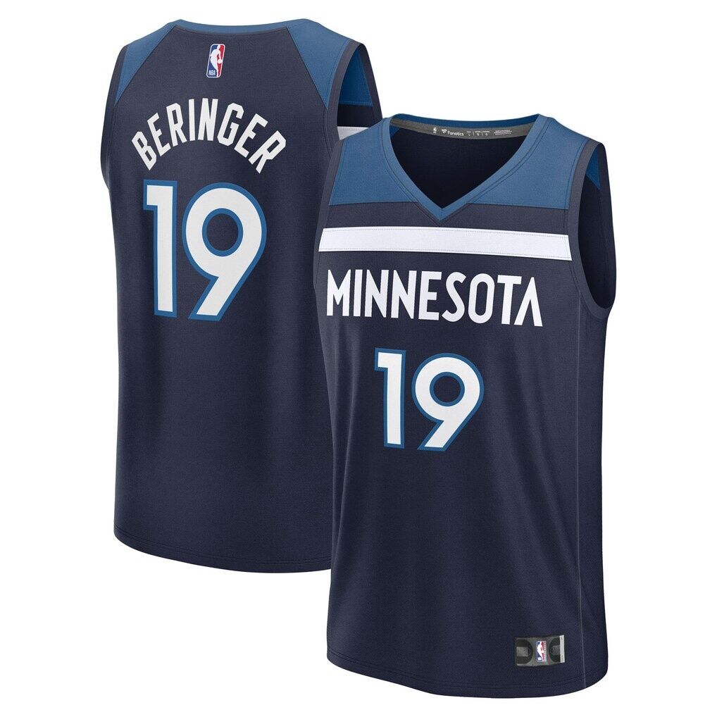 Joan Beringer Minnesota Timberwolves Fashion7 Youth 2025 NBA Draft First Round Pick Fast Break Replica Jersey - Icon Edition