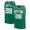 Hugo Gonzalez Boston Celtics Fashion7 2025 NBA Draft First Round Pick Fast Break Replica Jersey - Icon Edition - - Front View