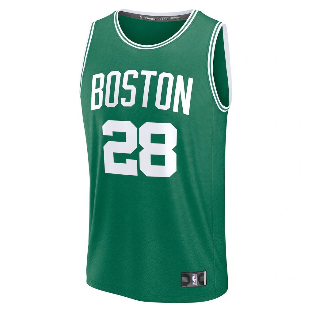 Hugo Gonzalez Boston Celtics Fanatics Youth 2025 NBA Draft First Round Pick Fast Break Replica Jersey – Icon Edition – Kelly Green