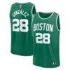Hugo Gonzalez Boston Celtics Fashion7 Youth 2025 NBA Draft First Round Pick Fast Break Replica Jersey - Icon Edition - - Front View
