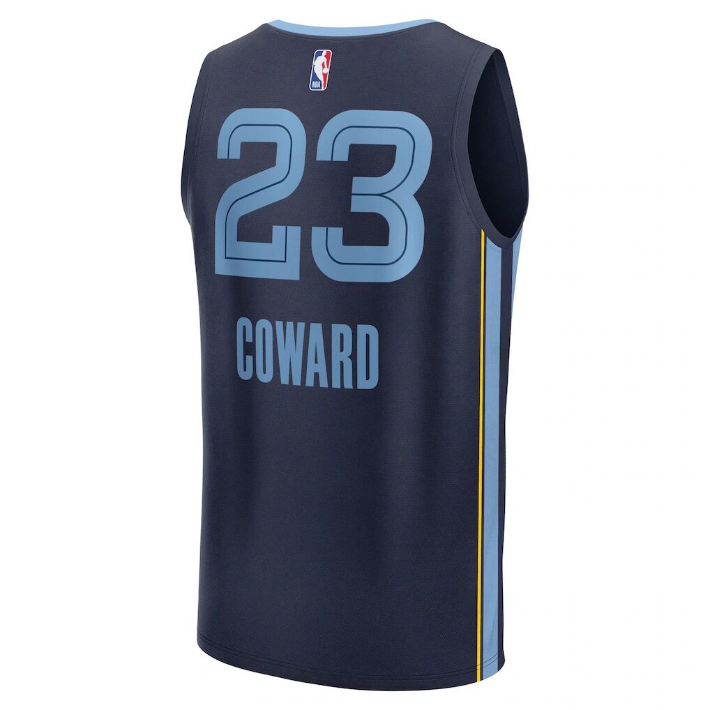 Cedric Coward Memphis Grizzlies Fashion7 Youth 2025 NBA Draft First Round Pick Fast Break Replica Jersey - Icon Edition