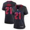 Nick Chubb Houston Texans Nike Women's Game Jersey - Navy - Front View