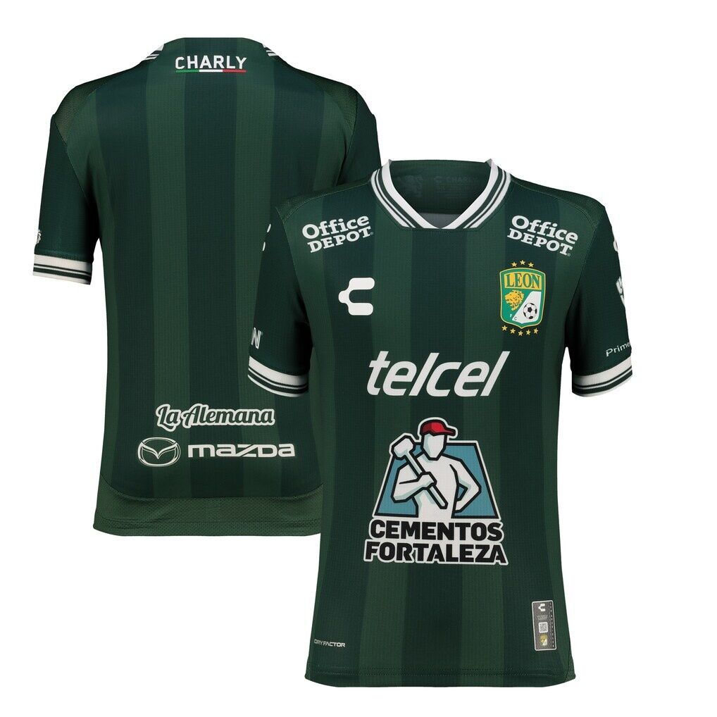 Club Leon Charly Youth 2025/26 Home Authentic Jersey