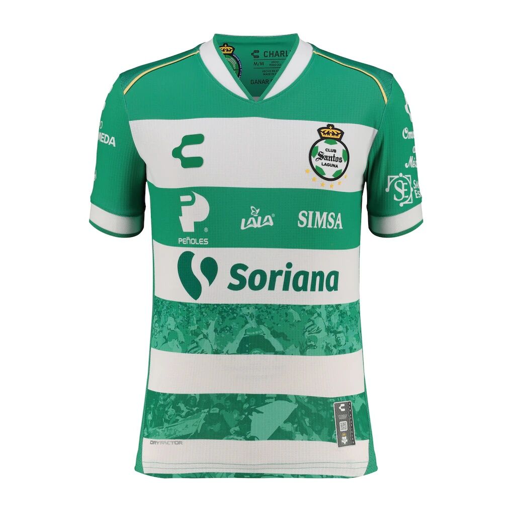 Santos Laguna Charly Youth 2025/26 Home Authentic Jersey