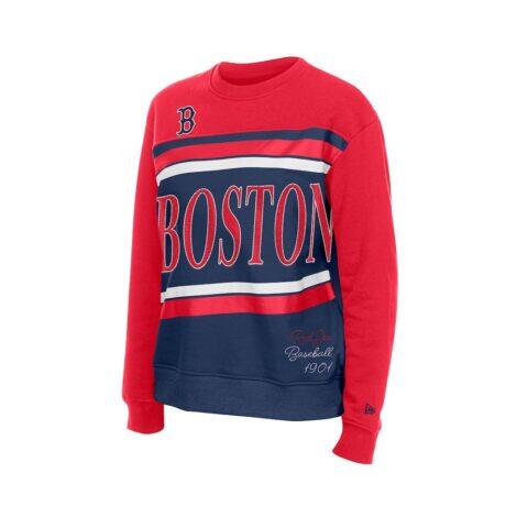 Boston Red Sox New Era Women's Gameday Fleece Sweatshirt - - Detail View