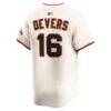 Rafael Devers San Francisco Giants Nike Home Limited Player Jersey - Cream - Detail View