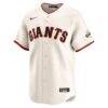 Rafael Devers San Francisco Giants Nike Home Limited Player Jersey - Cream - Side View