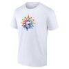 Connecticut Sun Team Logo Pride T-Shirt - White - Side View