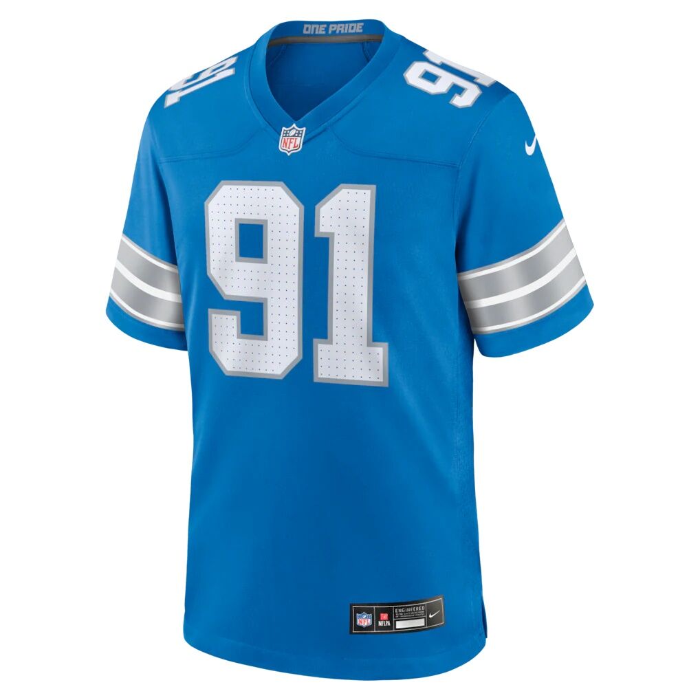 Tyleik Williams Detroit Lions Nike Team Game Jersey
