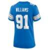 Tyleik Williams Detroit Lions Nike Women's Team Game Jersey - Blue - Detail View