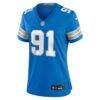 Tyleik Williams Detroit Lions Nike Women's Team Game Jersey - Blue - Side View