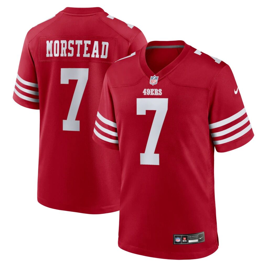 Thomas Morstead San Francisco 49ers Nike Team Game Jersey -  Scarlet