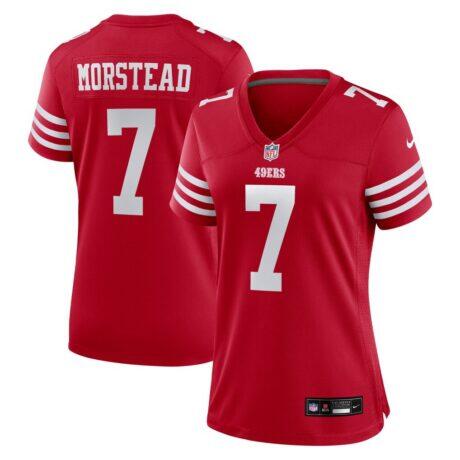 Thomas Morstead San Francisco 49ers Nike Women's Team Game Jersey - - Front View