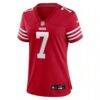 Thomas Morstead San Francisco 49ers Nike Women's Team Game Jersey - - Side View