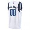 Dallas Mavericks Fashion7 Fast Break Custom Jersey - White - Detail View