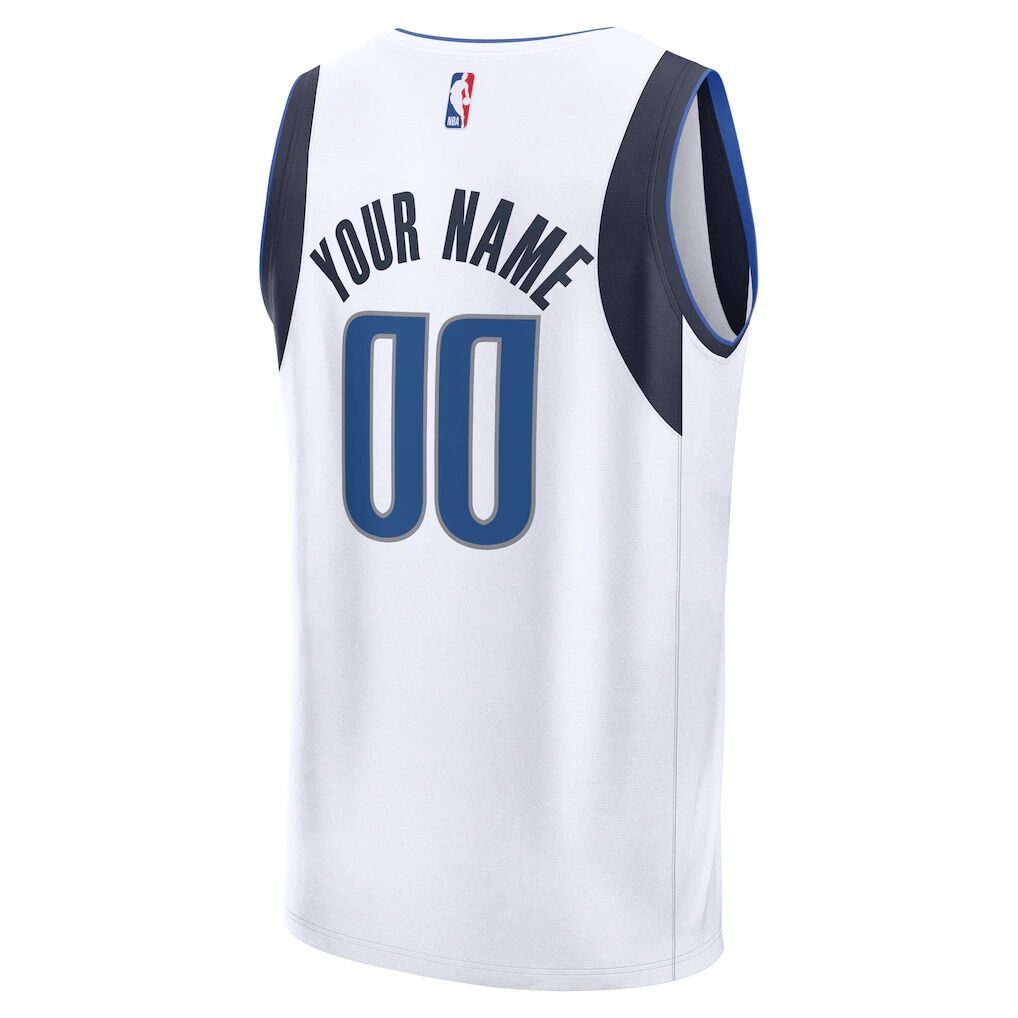 Dallas Mavericks Fashion7 Fast Break Custom Jersey - Association Edition