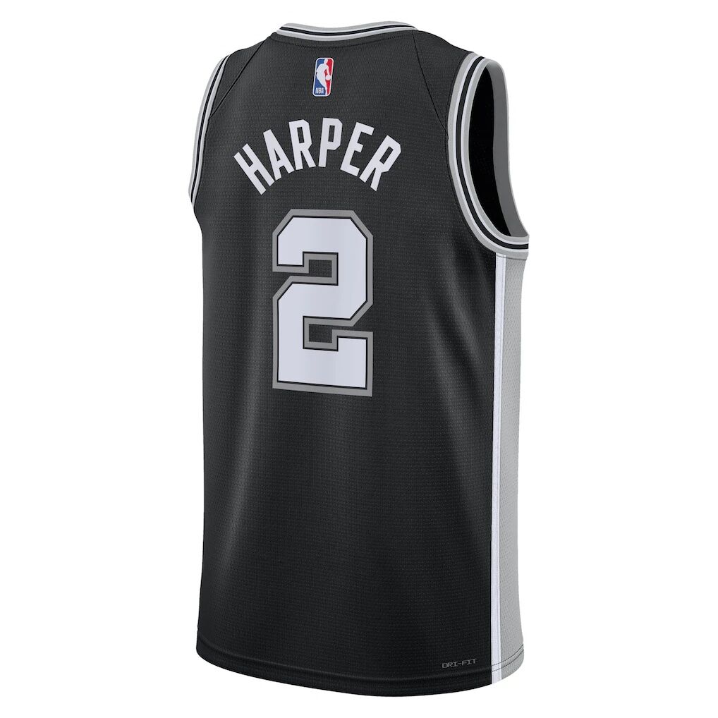Dylan Harper San Antonio Spurs Nike Unisex 2025 NBA Draft First Round Pick Swingman Jersey - Icon Edition