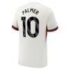 Cole Palmer Chelsea Nike 2025/26 Away Replica Player Jersey - Cream - Detail View