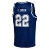Emmitt Smith Dallas Cowboys Mitchell & Ness Youth Retired Player NFL Basketball Fashion Jersey - Navy - Detail View