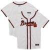 Atlanta Braves Nike Preschool Home Game Jersey - White - Front View