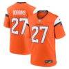 J.K. Dobbins Denver Broncos Nike Team Game Jersey - Orange - Front View