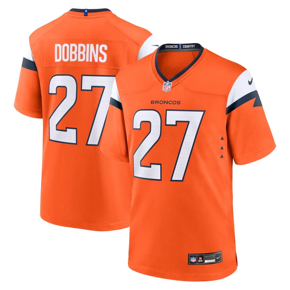 J.K. Dobbins Denver Broncos Nike Team Game Jersey