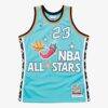 Michael Jordan 1996 NBA All-Star Game Mitchell & Ness Authentic Jersey - Teal - Front View
