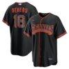 Rafael Devers San Francisco Giants Nike Alternate Replica Jersey - Black - Front View