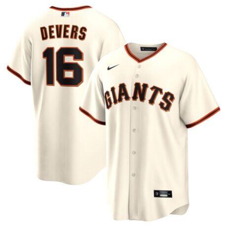 Rafael Devers San Francisco Giants Nike Home Replica Player Jersey - White - Front View
