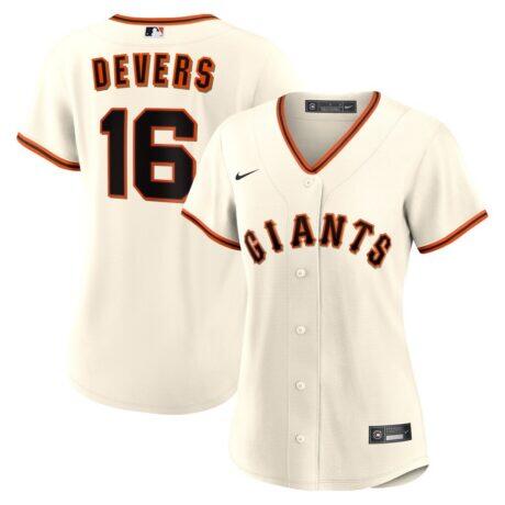 Rafael Devers San Francisco Giants Nike Women's Home Replica Jersey - White - Front View