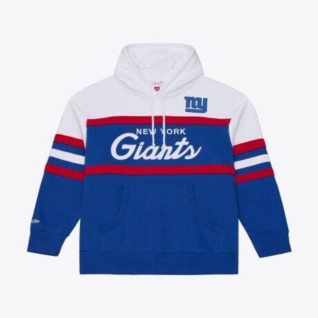 New York Giants Mitchell & Ness Head Coach Hoodie - - Front View
