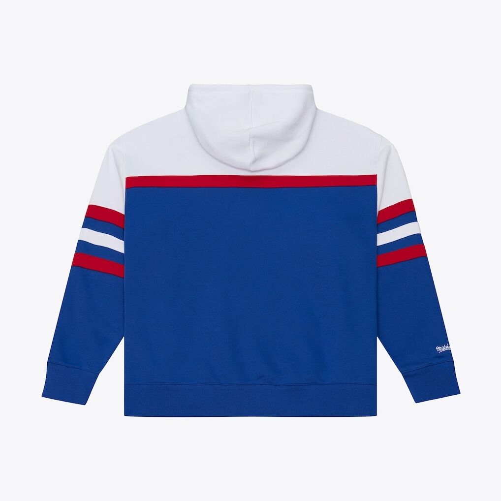 New York Giants Mitchell & Ness Head Coach Hoodie - Royal