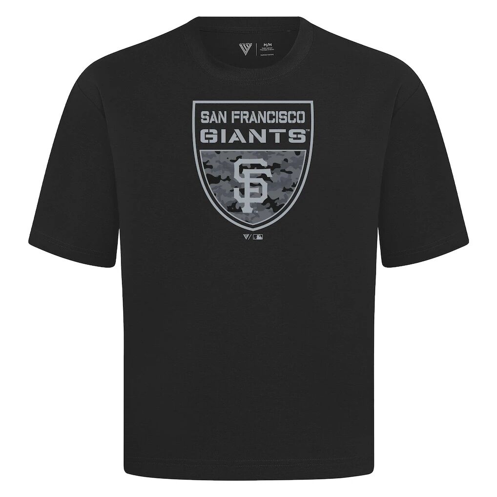 San Francisco Giants Levelwear Oversized Luxe Signature Knit Buckler T-Shirt