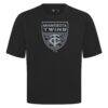 Minnesota Twins Levelwear Oversized Luxe Signature Knit Buckler T-Shirt - Black - Side View