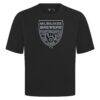 Milwaukee Brewers Levelwear Oversized Luxe Signature Knit Buckler T-Shirt - Black - Side View