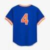 Lenny Dykstra New York Mets Mitchell & Ness Authentic Batting Practice Jersey - - Detail View