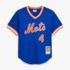 Lenny Dykstra New York Mets Mitchell & Ness Authentic Batting Practice Jersey - - Side View