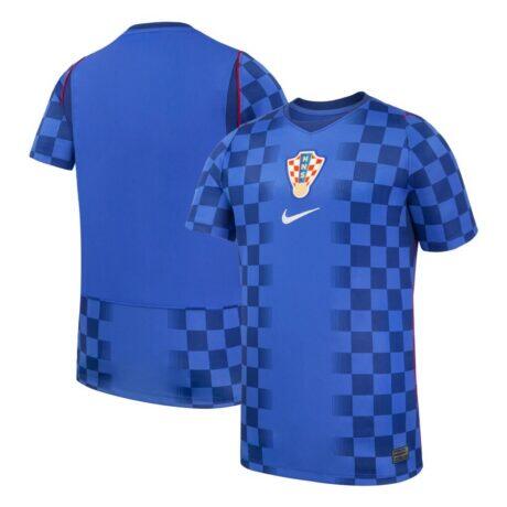 Croatia National Team Nike Youth 2026 Stadium Replica Jersey - Blue - Front View