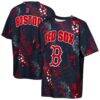 Boston Red Sox Outerstuff Youth Y2 Tech Stadium Lights T-Shirt - Navy - Front View