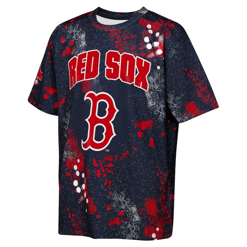 Boston Red Sox Outerstuff Youth Y2 Tech Stadium Lights T-Shirt
