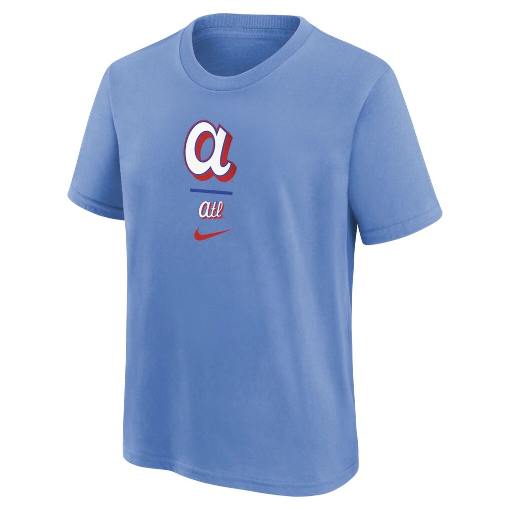 Atlanta Braves Nike Youth 2026 City Connect T-Shirt – Powder Blue