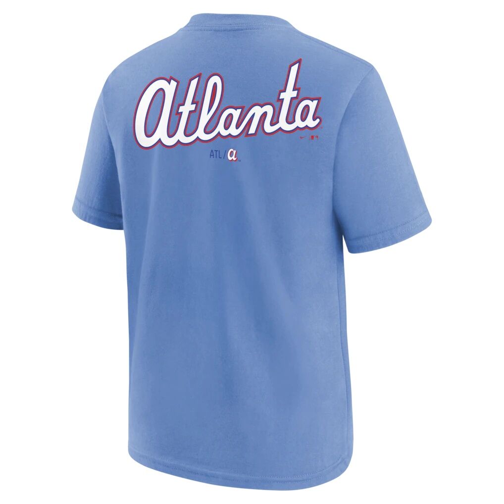 Atlanta Braves Nike Youth 2026 City Connect T-Shirt – Powder Blue