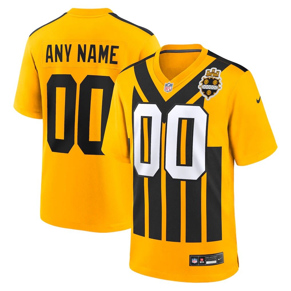 Pittsburgh Steelers Nike Alternate 1933 Throwback Game Custom Jersey