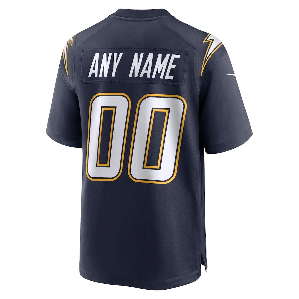 Los Angeles Chargers Nike Alternate Super Chargers Game Custom Jersey