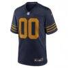 Green Bay Packers Nike Youth The 1923 Classic Game Custom Jersey - Navy - Side View