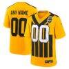 Pittsburgh Steelers Nike Youth Alternate 1933 Throwback Game Custom Jersey - Gold - Front View