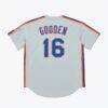 Dwight Gooden New York Mets Mitchell & Ness 1986 Authentic Jersey - White - Side View