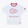 Kansas City Chiefs Mitchell & Ness Arctic T-Shirt - White - Back View